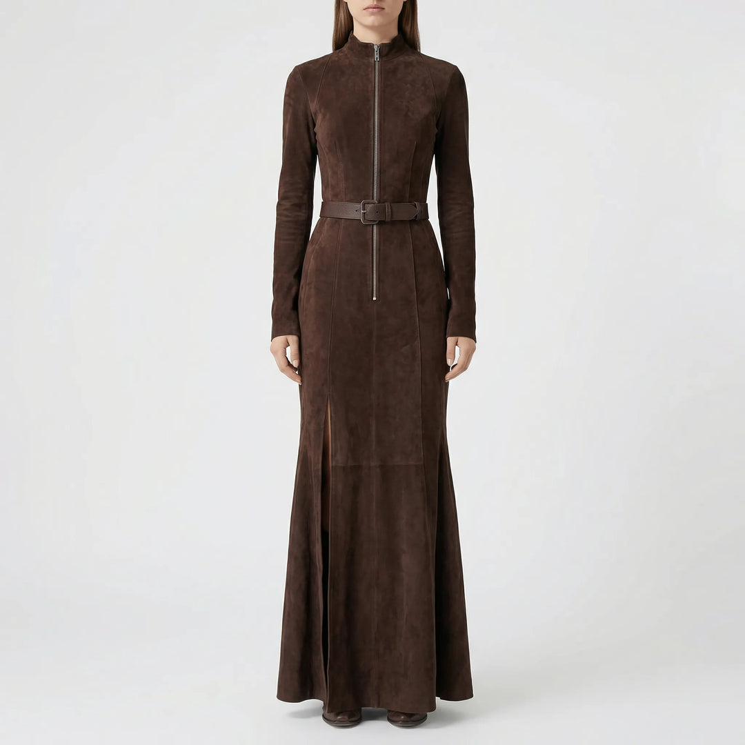 Figurbetontes Retro-Kleid Mit Seitenschlitz - Marcia