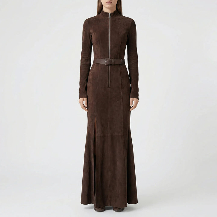 Figurbetontes Retro-Kleid Mit Seitenschlitz - Marcia