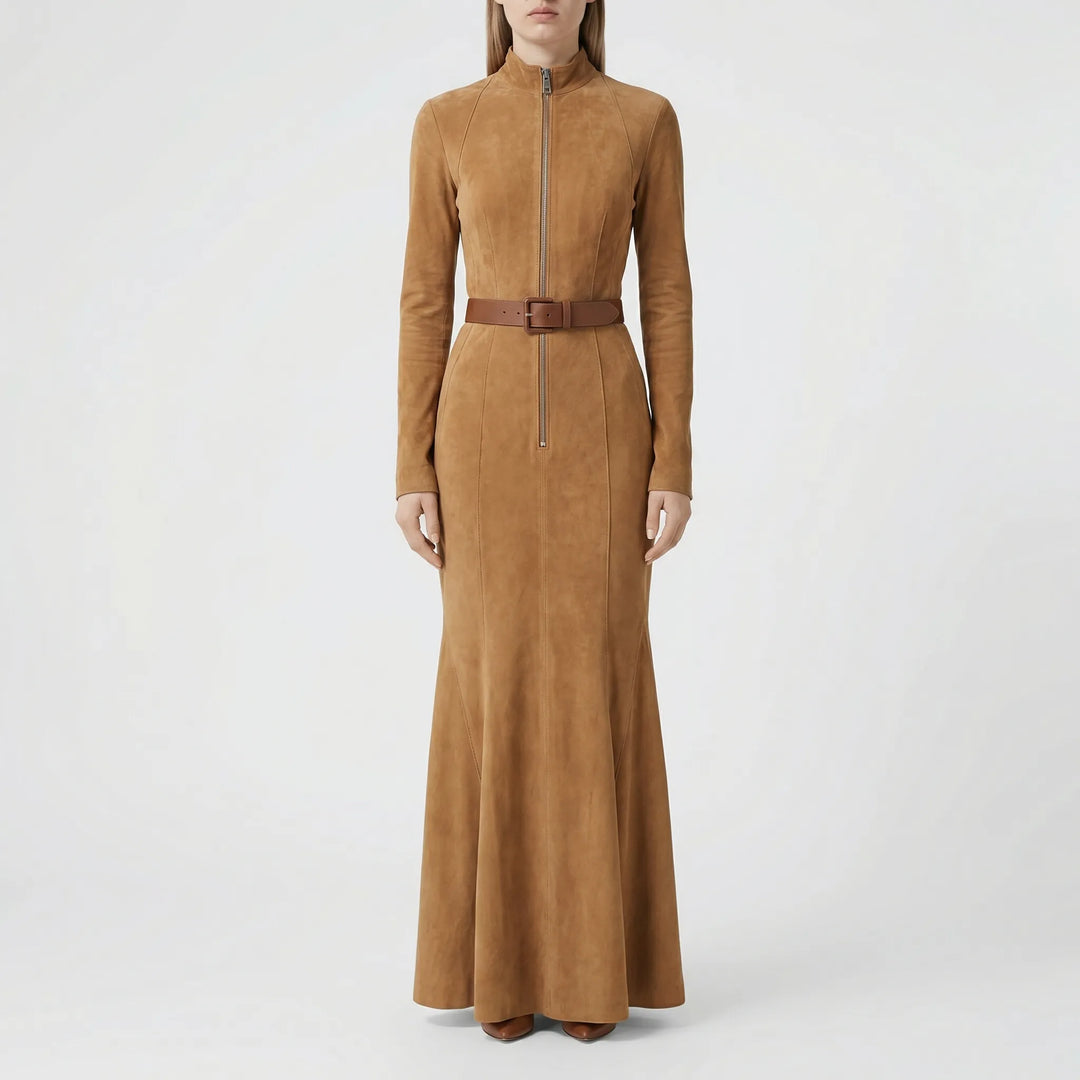 Figurbetontes Retro-Kleid Mit Seitenschlitz - Marcia