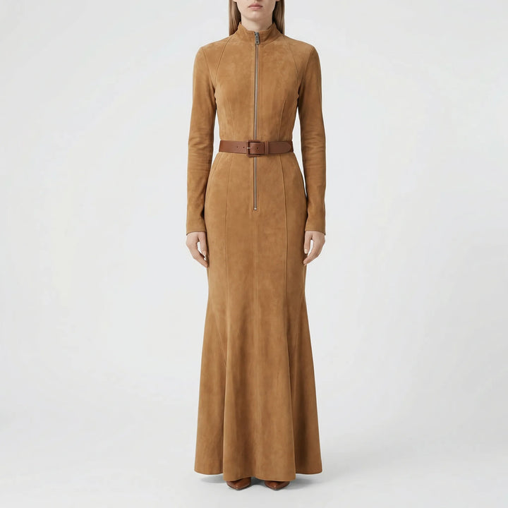 Figurbetontes Retro-Kleid Mit Seitenschlitz - Marcia