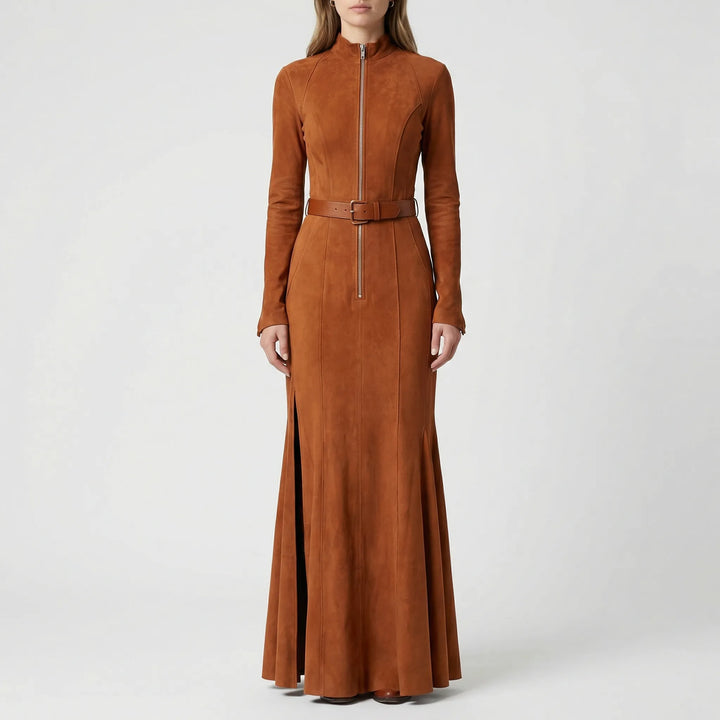 Figurbetontes Retro-Kleid Mit Seitenschlitz - Marcia