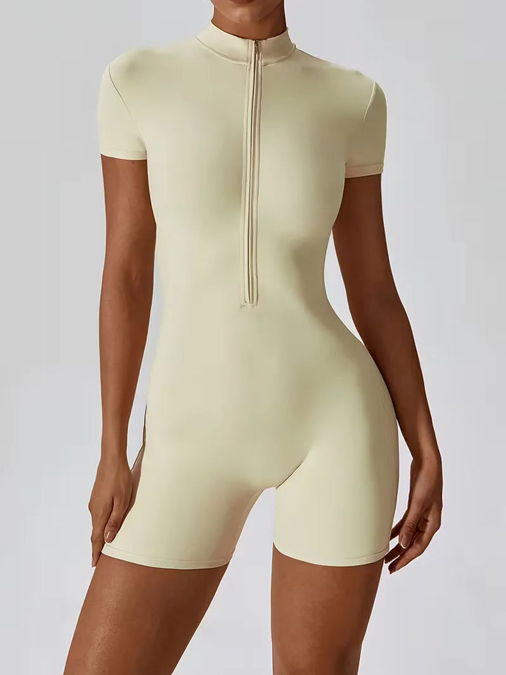 Fitted Activewear Short Bodysuit - Jacquelyn