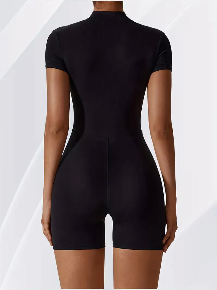 Fitted Activewear Short Bodysuit - Jacquelyn