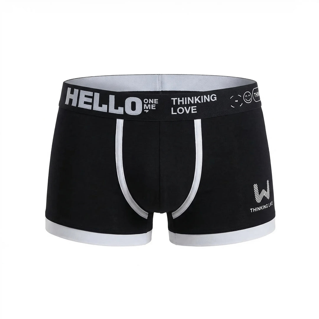 Fitted Boxer Brief With Waistband Branding (8-Pack) -  Shaun