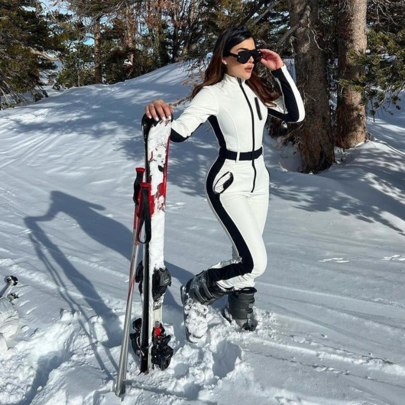 Fitted One-Piece Women's Ski Suit - Iris