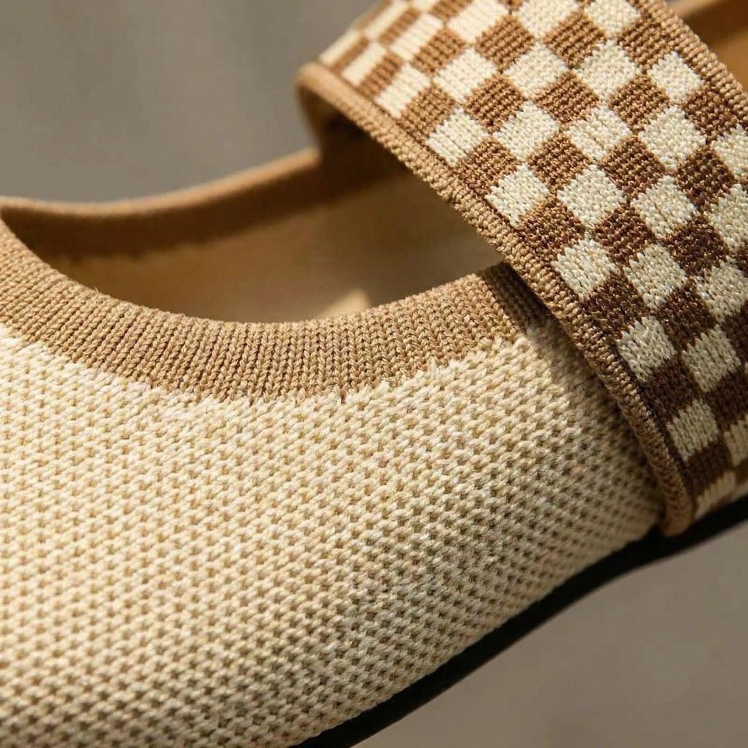 Flacher Damenschuh Mit Riemen - Marissa
