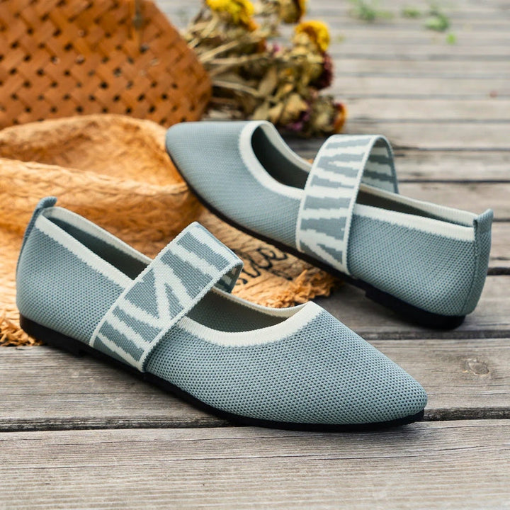 Flacher Damenschuh Mit Riemen - Marissa