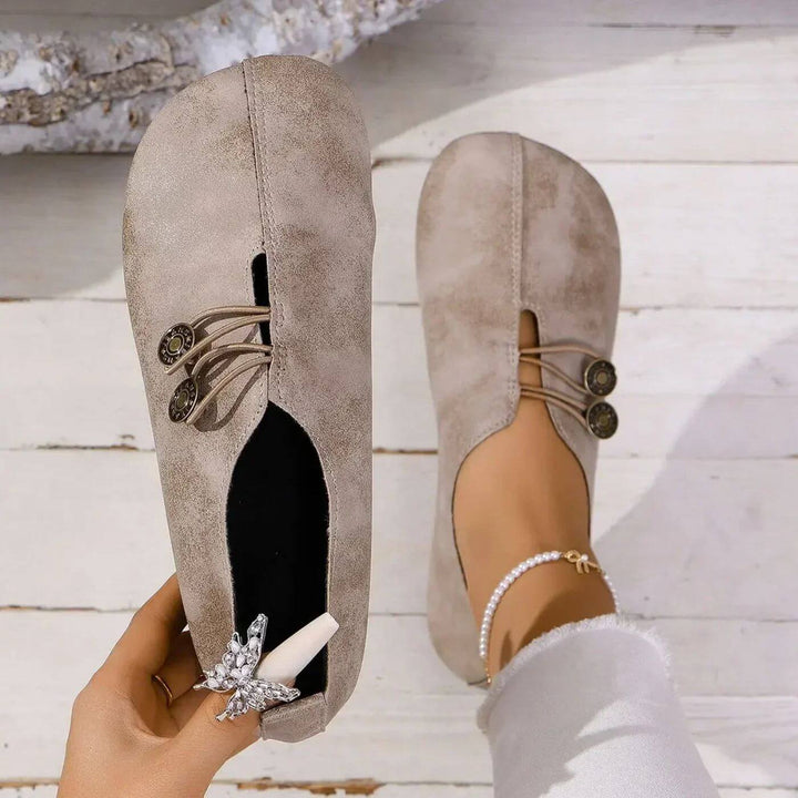 Flacher Schlanker Damenschuh - Leandra
