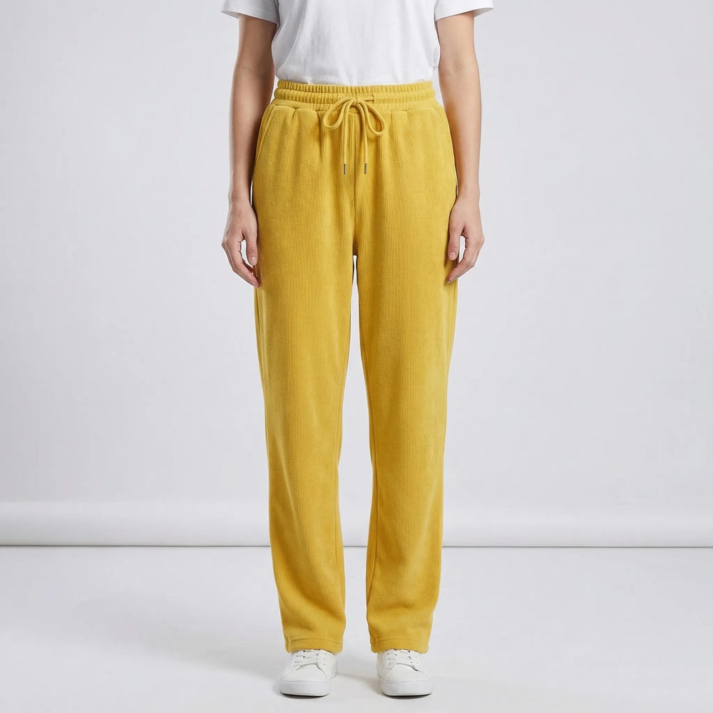 Fleece-Lined Ankle-Length Jogger Trousers - Margie