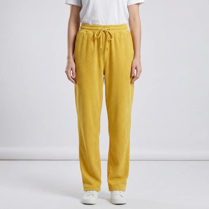 Fleece-Lined Ankle-Length Jogger Trousers - Margie
