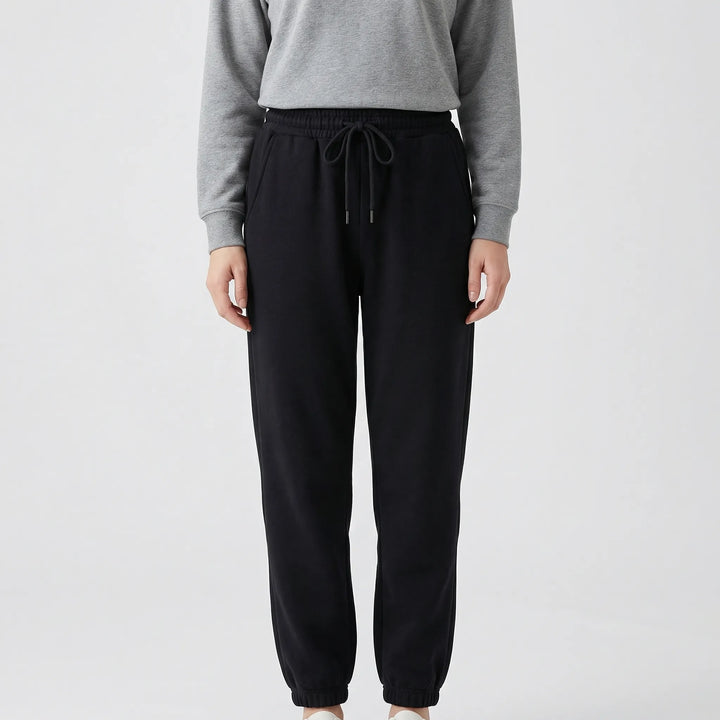 Fleece-Lined Ankle-Length Jogger Trousers - Margie
