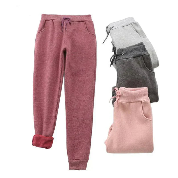 Fleece-Lined Women's Jogger Trousers - Karen
