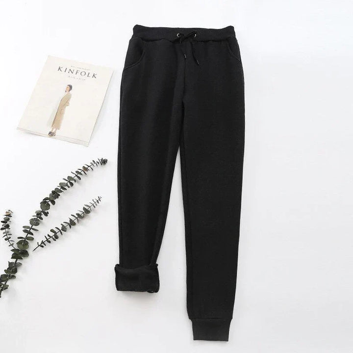 Fleece-Lined Women's Jogger Trousers - Karen
