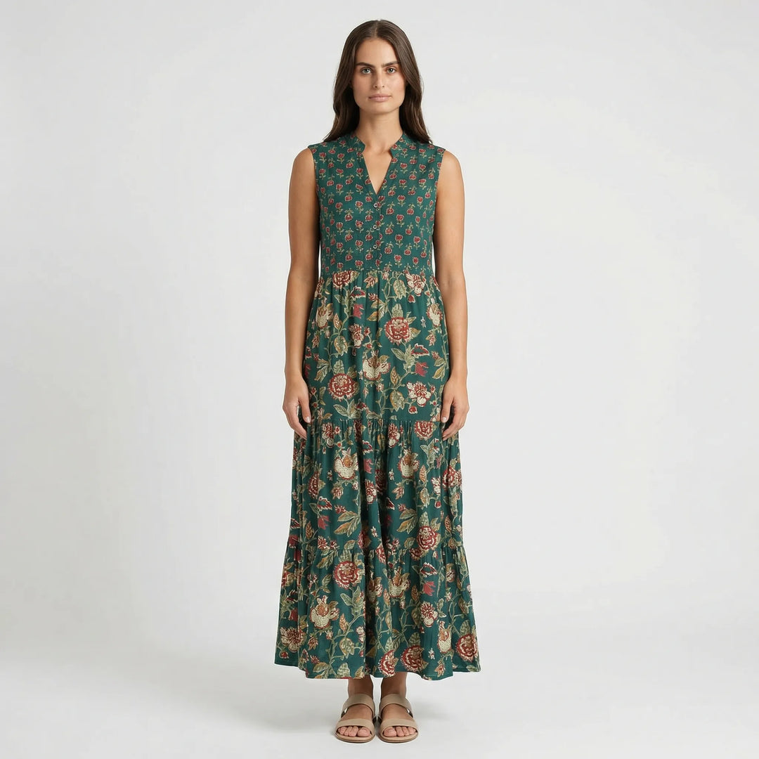 Fließendes Langes Sommerkleid - Alexia