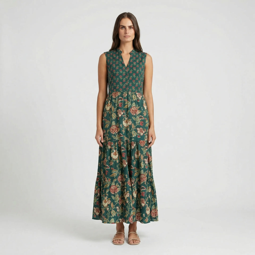 Fließendes Langes Sommerkleid - Alexia