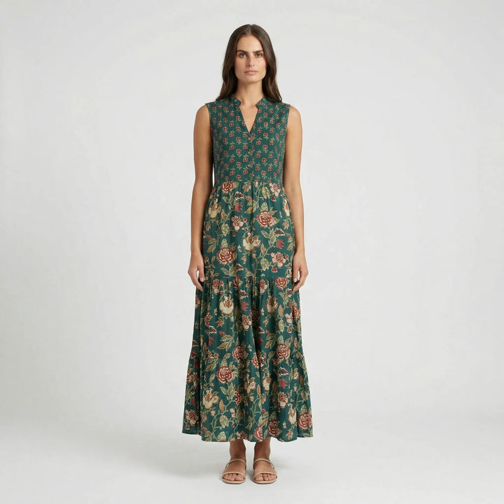 Fließendes Langes Sommerkleid - Alexia