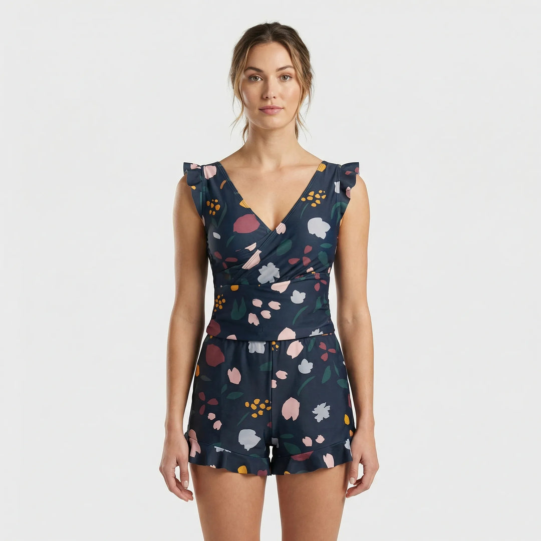 Floral Gemustertes Freizeitbadeoutfit - Amina