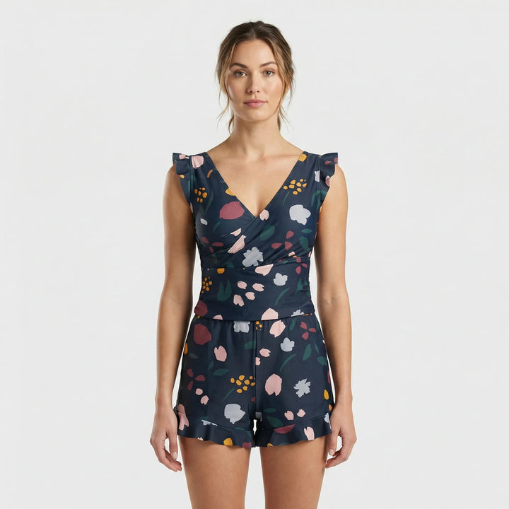 Floral Gemustertes Freizeitbadeoutfit - Amina