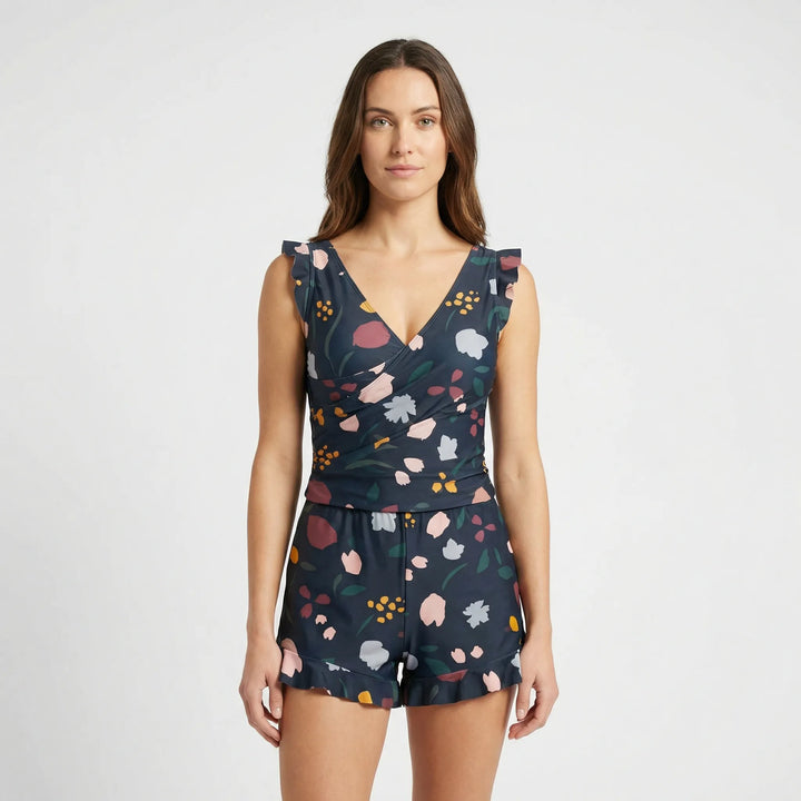 Floral Gemustertes Freizeitbadeoutfit - Amina