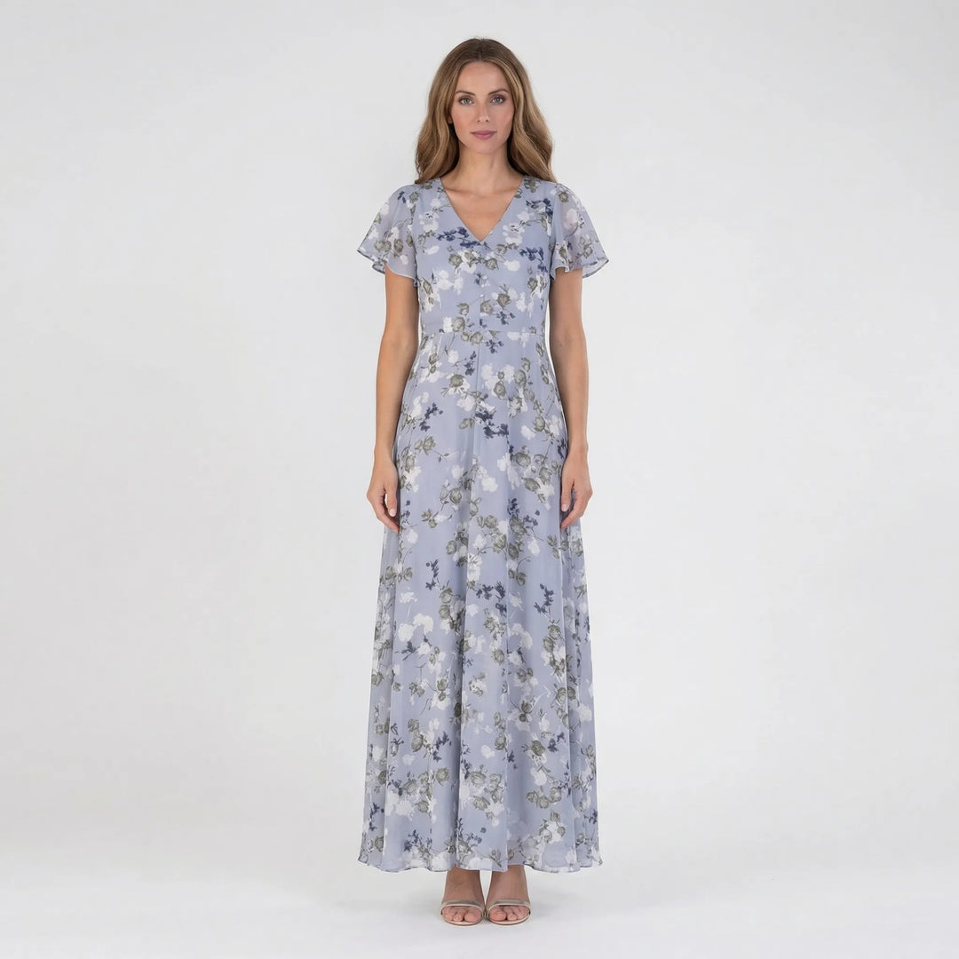 Floral Print Floaty Maxi Dress - Janie