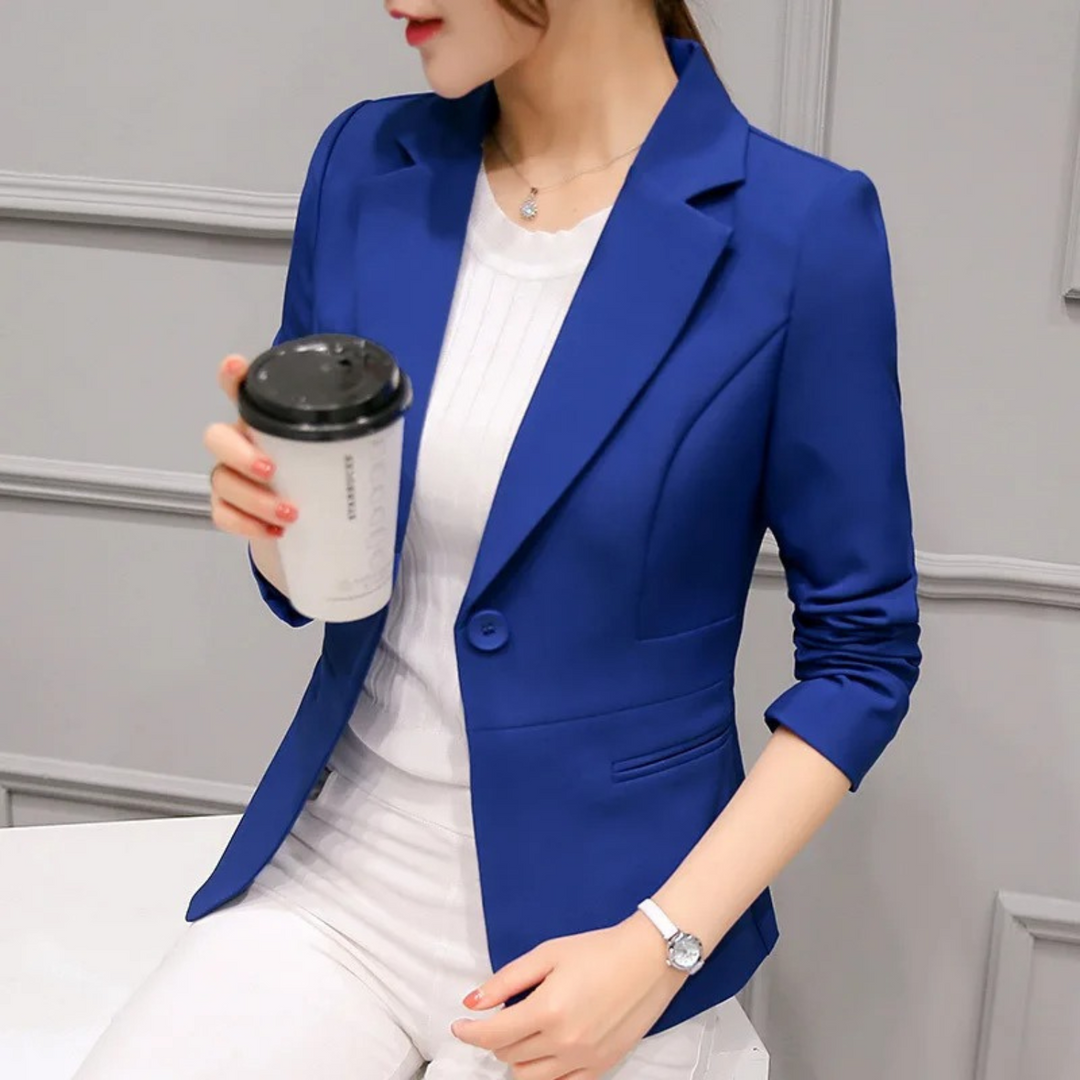 Nette Slanke Damesblazer met Zakken - Sophia