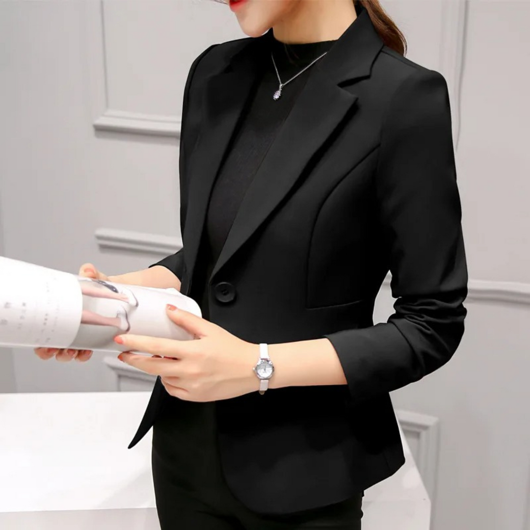 Nette Slanke Damesblazer met Zakken - Sophia