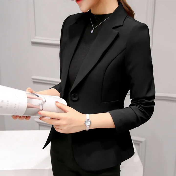 Nette Slanke Damesblazer met Zakken - Sophia