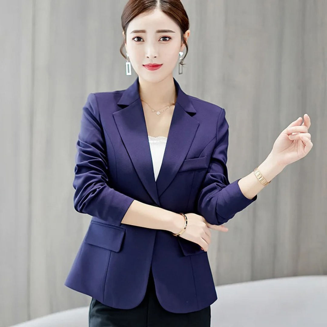 Nette Slanke Damesblazer met Zakken - Sophia