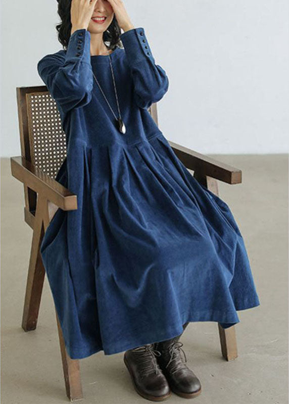 Corduroy Fall/Winter Dress - Emilia