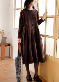 Corduroy Fall/Winter Dress - Emilia