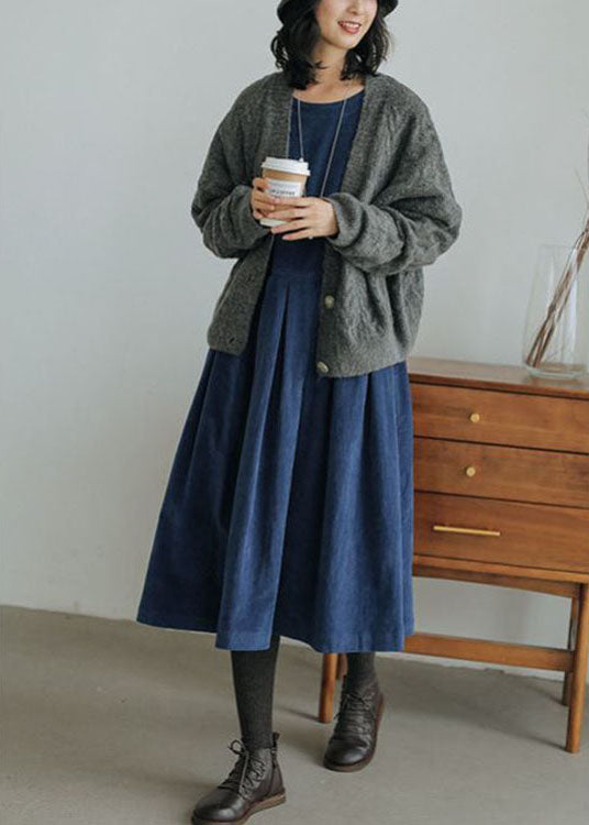 Corduroy Fall/Winter Dress - Emilia