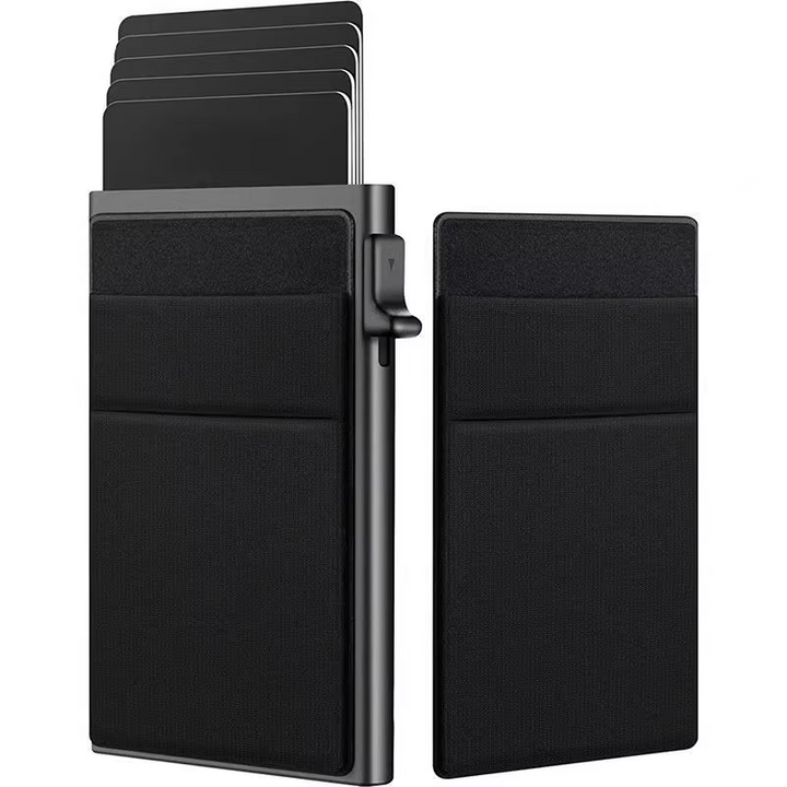 SLIMME RFID CREDITCARD HOUDER - DUNNE MINI METALEN PORTEMONNEE VOOR MANNEN