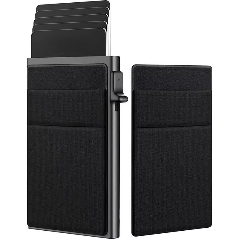 SLIMME RFID CREDITCARD HOUDER - DUNNE MINI METALEN PORTEMONNEE VOOR MANNEN