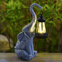 Atmospheric Solar Lamp for the Garden - Elephant Glow