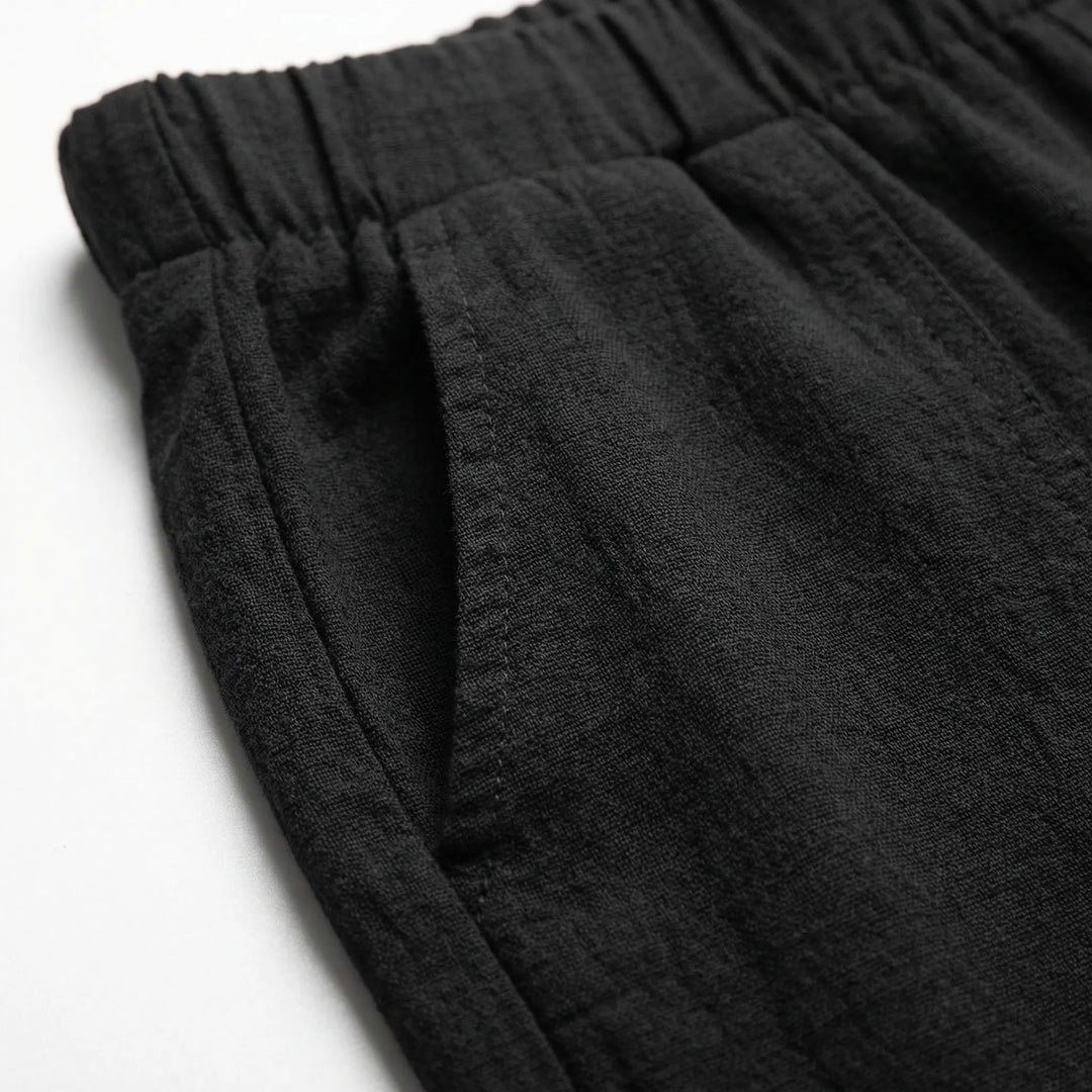 Full-Length Wide-Leg Casual Trousers - Renee