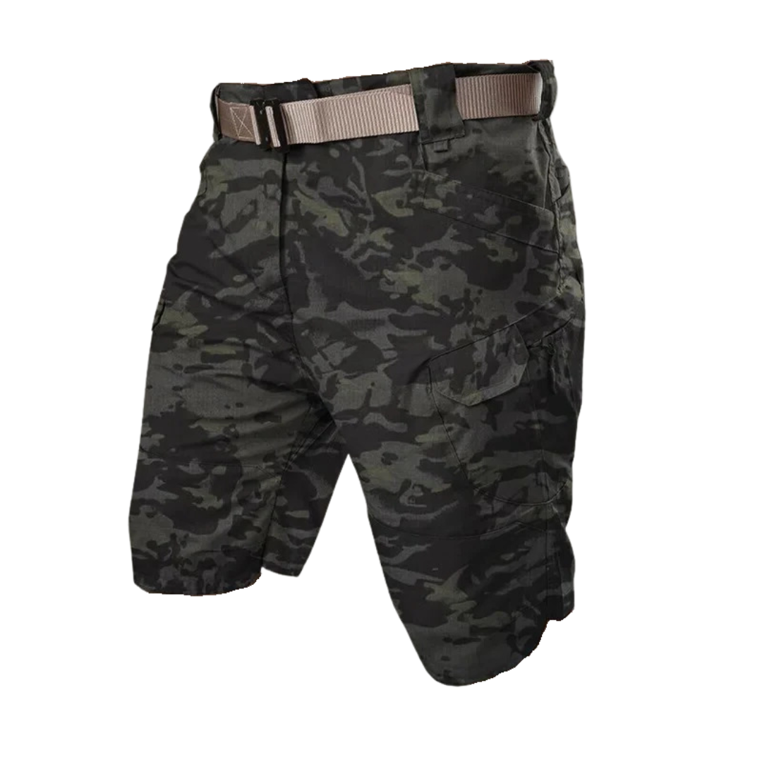 Functional Cargo Shorts With Multiple Zip Pockets - Edmond