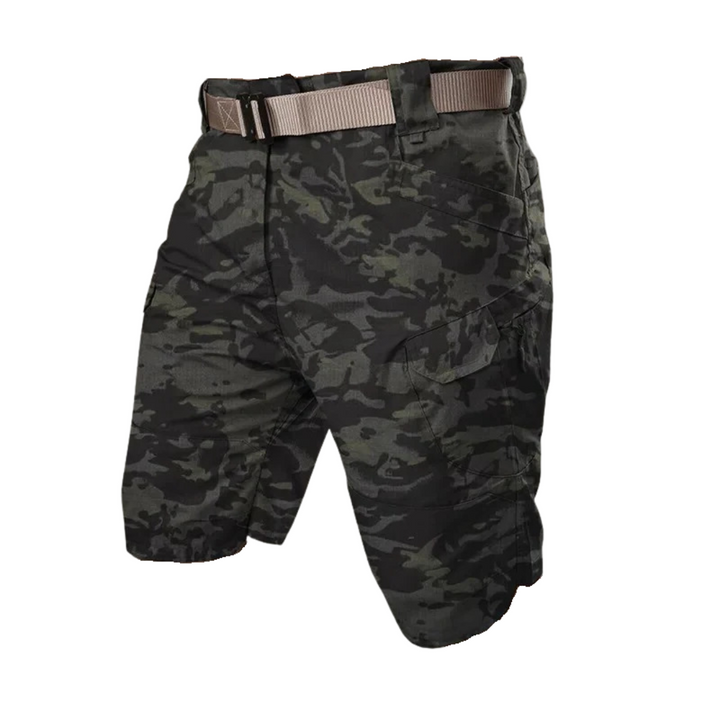 Functional Cargo Shorts With Multiple Zip Pockets - Edmond