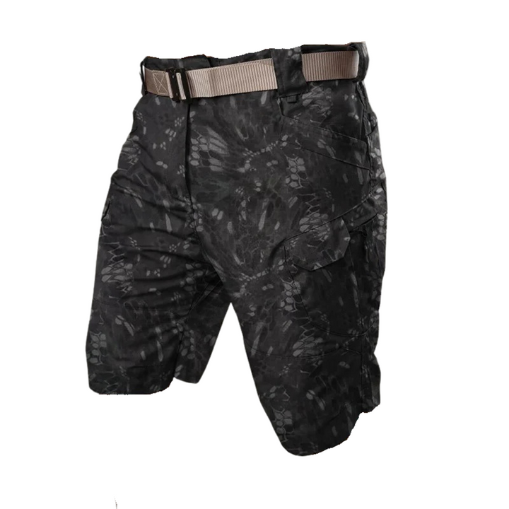 Functional Cargo Shorts With Multiple Zip Pockets - Edmond