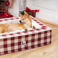 Superzacht Geruit Hondenbed - Scottish Snuggle Bed