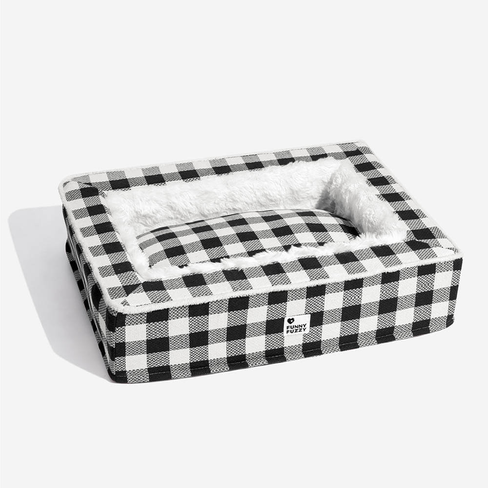 Superzacht Geruit Hondenbed - Scottish Snuggle Bed