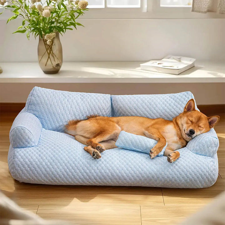Wasbaar Pluche Kussenbed voor Huisdieren - CozyPaws