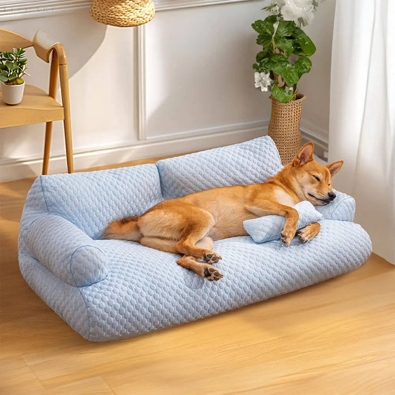 Wasbaar Pluche Kussenbed voor Huisdieren - CozyPaws
