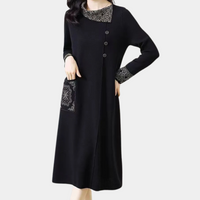 Warm Knitted Midi Dress - Vanya