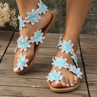 Floral Sandals for Women - Lina