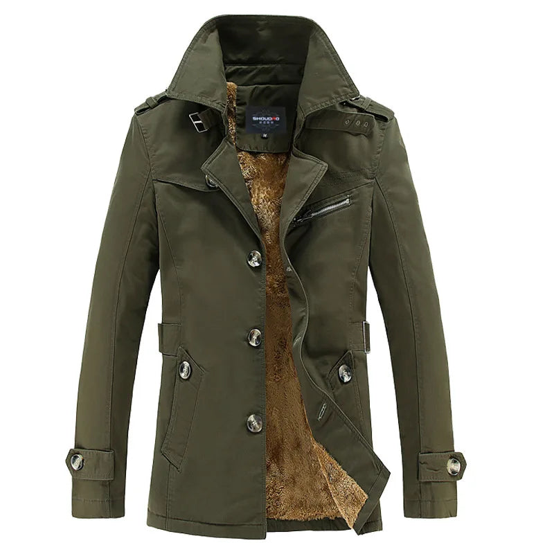 Sammy Jackson™ Michiel Winter Trench Coat | Trendy Warm Winter Coat