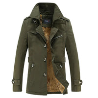 Sammy Jackson™ Michiel Winter Trench Coat | Trendy Warm Winter Coat