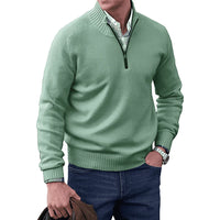 Sweter Sammy Jackson™ Dewitt Elegance | Komfort z kaszmiru z zamkiem błyskawicznym