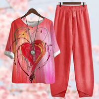 Comfortable Two-Piece Women's Summer Set - Mira