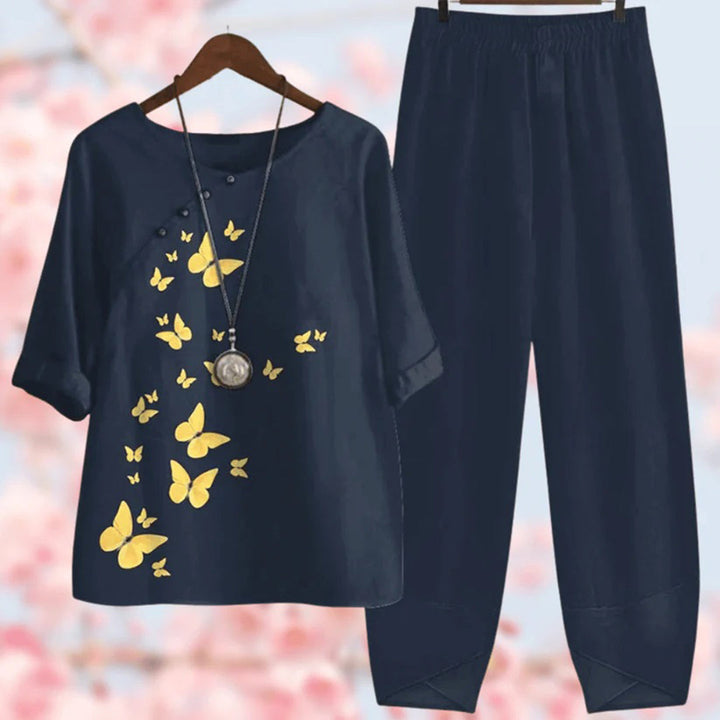Comfortable Two-Piece Women's Summer Set - Mira