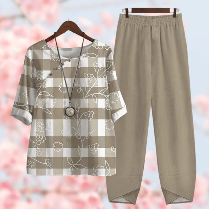 Comfortable Two-Piece Women's Summer Set - Mira